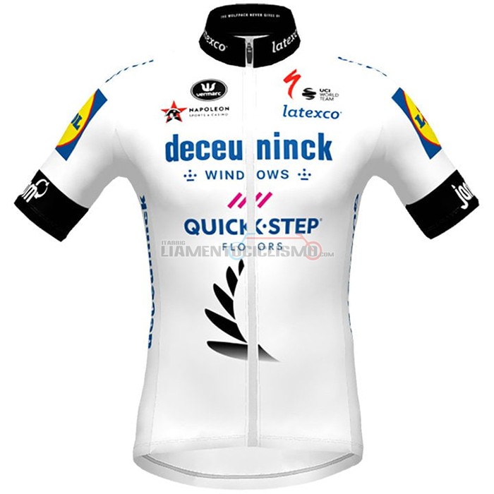 Abbigliamento Ciclismo Deceuninck Quick Step Campione Neozelandese 2021 Manica Corta